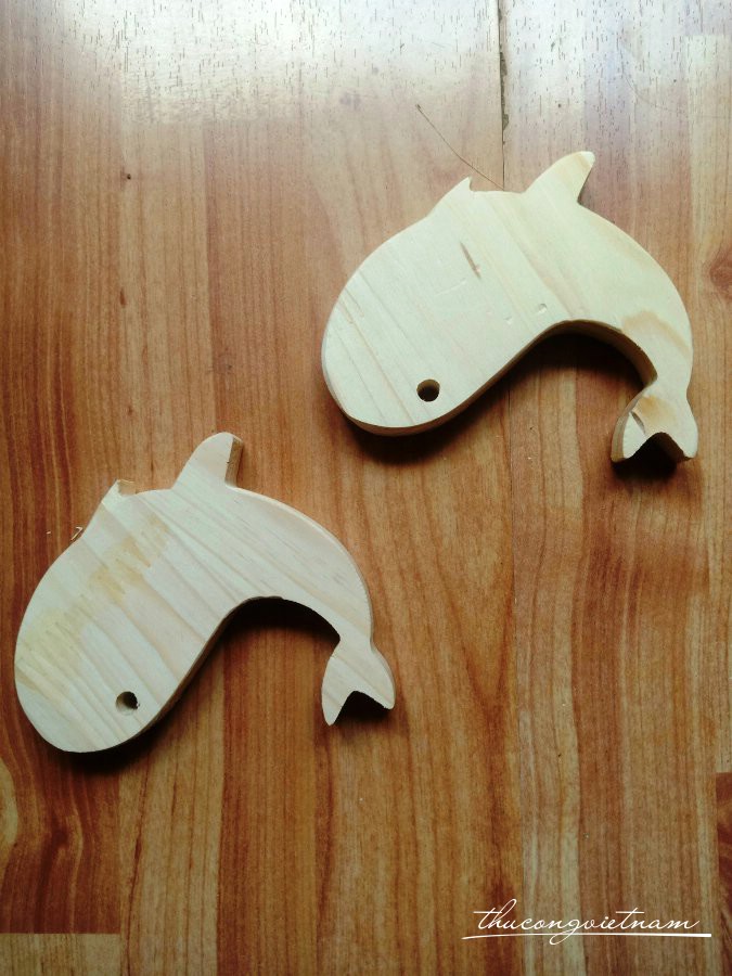 Cá gỗ - Cá heo 12.5cm
