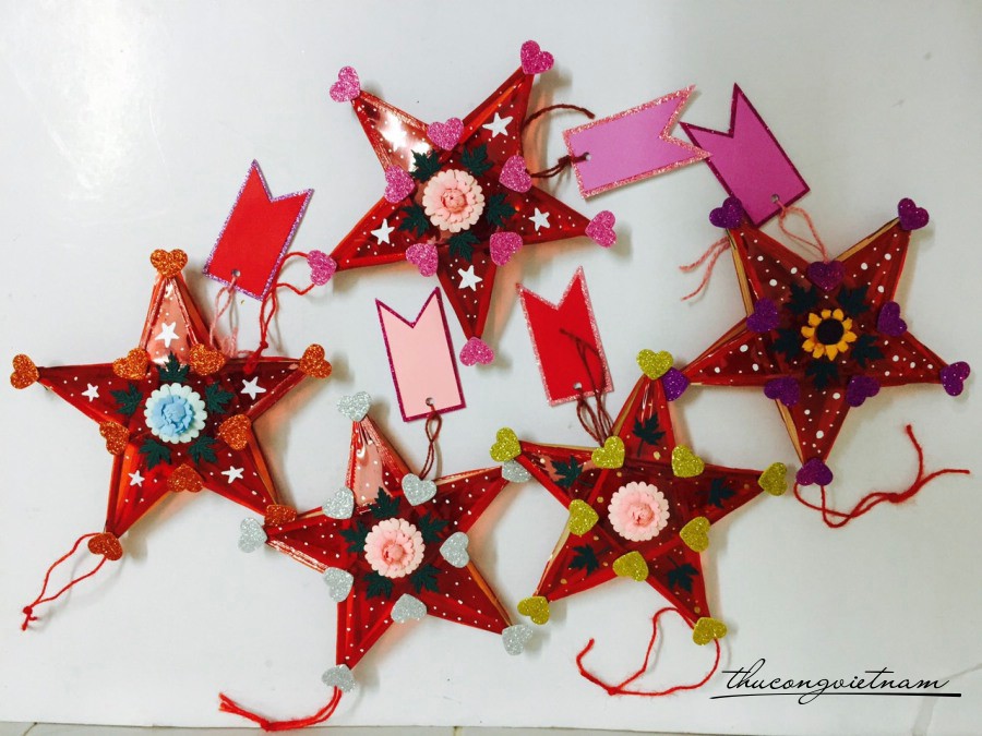 Lồng đèn ngôi sao trang trí 20cm