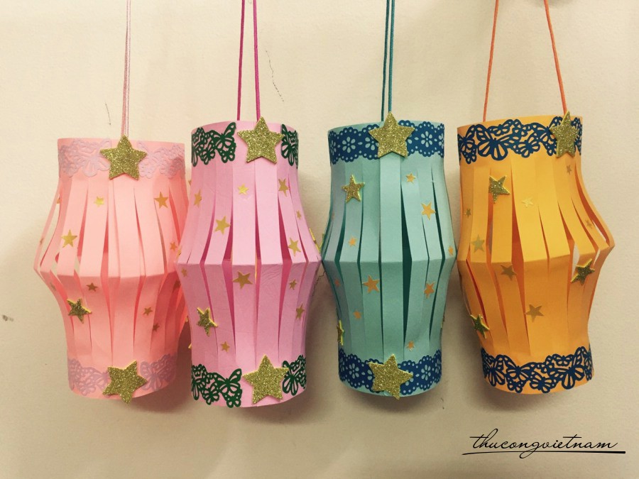 Lồng đèn giấy trụ