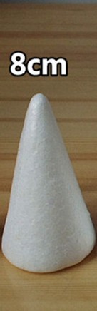 Khối xốp hình nón - 8cm