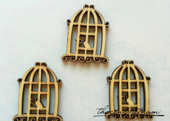 Lồng chim gỗ mẫu 1
