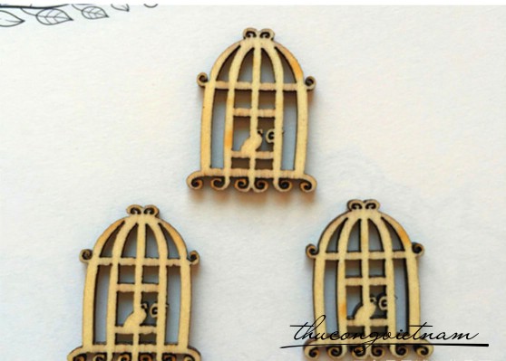 Lồng chim gỗ mẫu 2