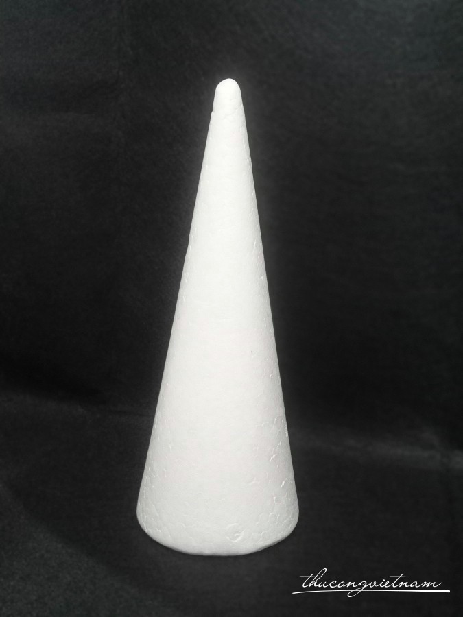 Khối xốp hình nón - 35cm