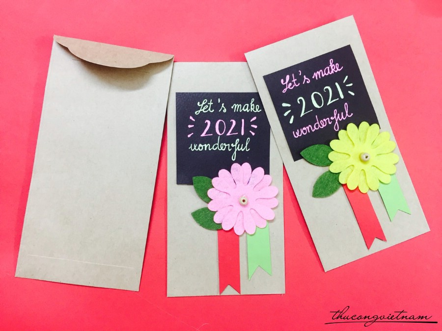 Set 2 bao lì xì Handmade mẫu 4