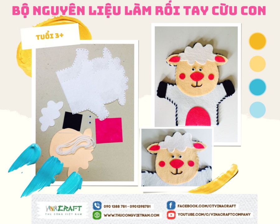 Kit rối tay cừu con