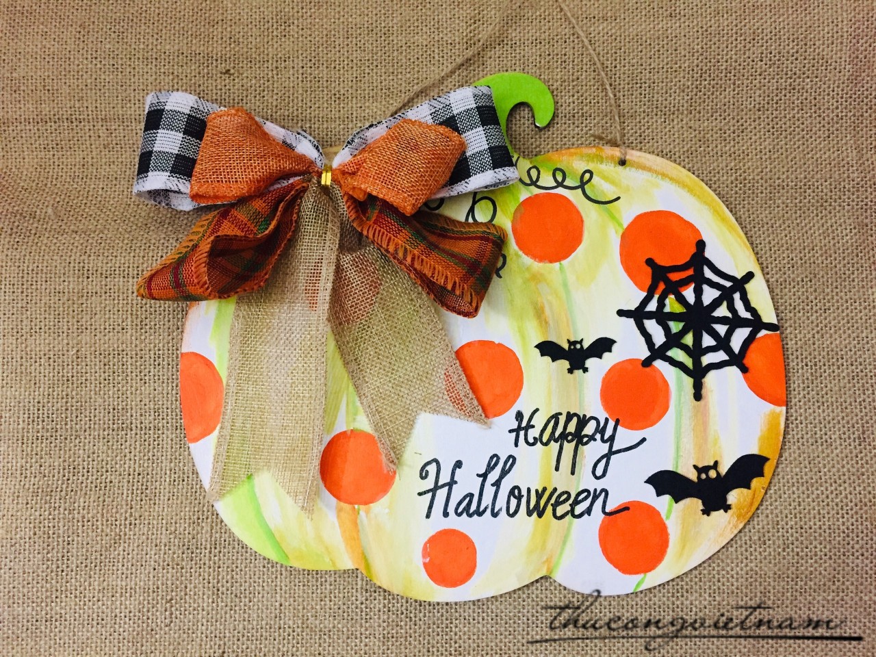 Bảng vẽ bí ngô Halloween mẫu 3