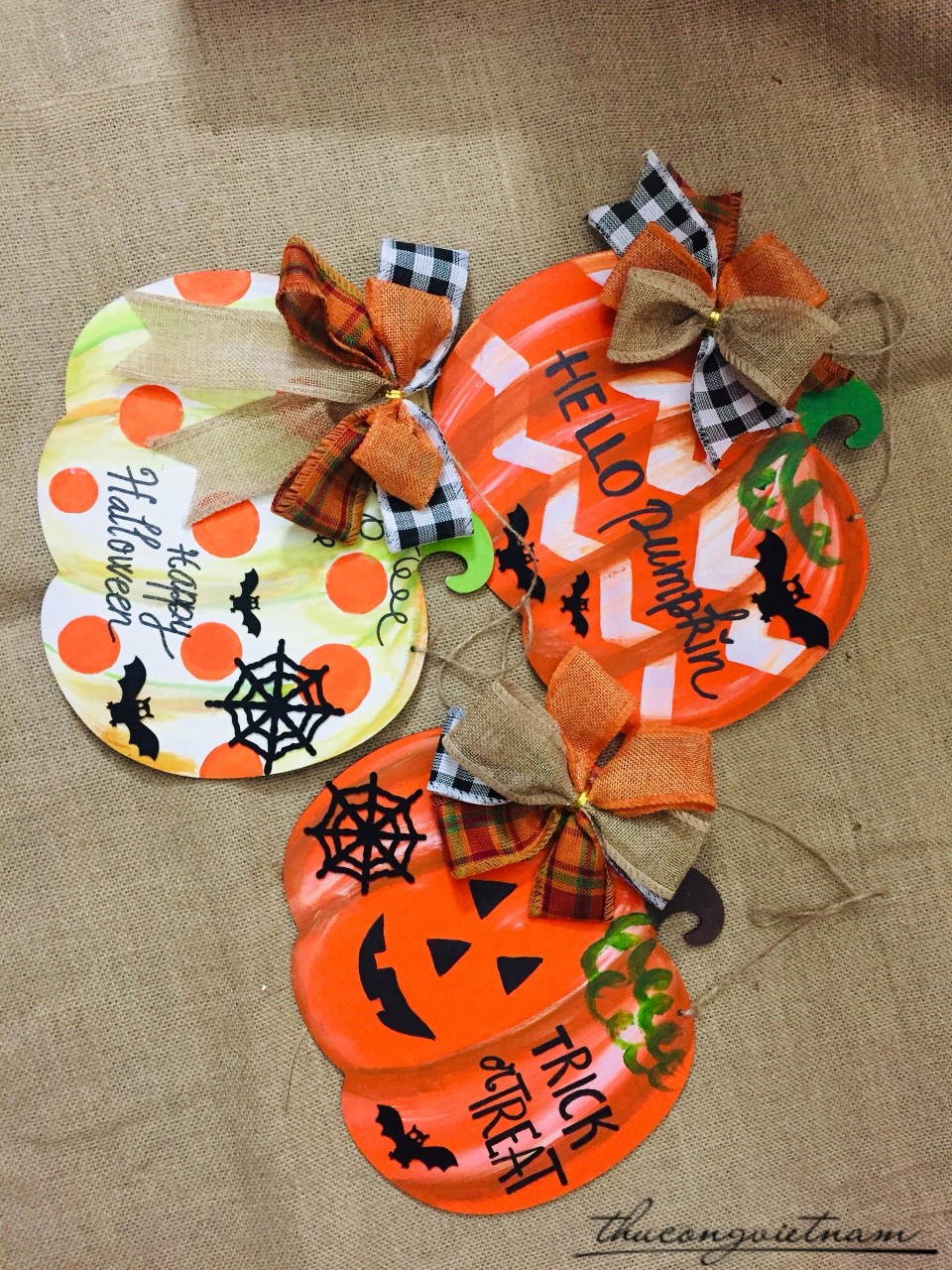 Combo 3 bảng vẽ bí ngô Halloween