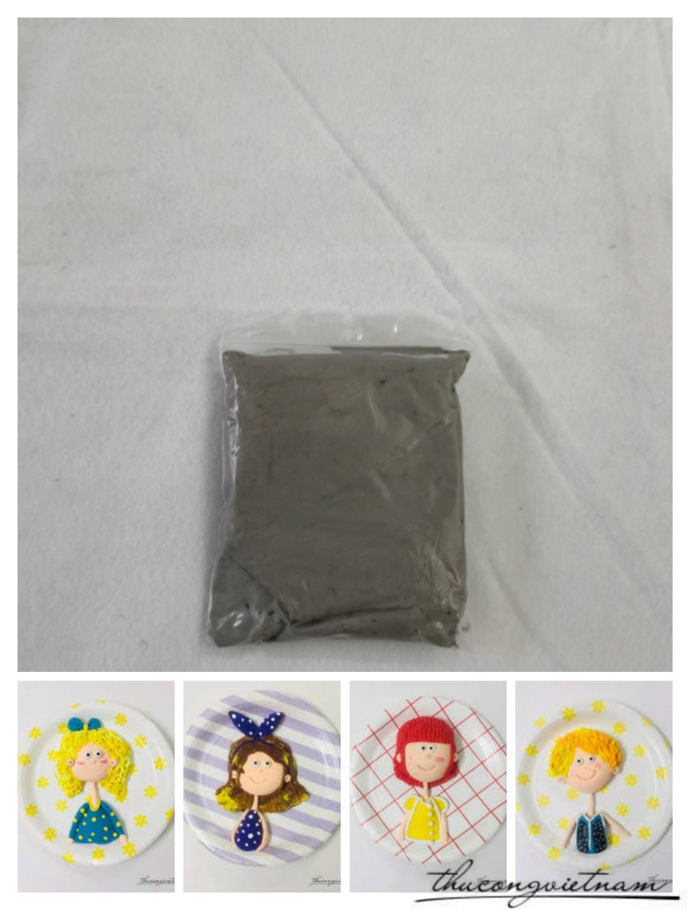 Đất Sét Xám 50g