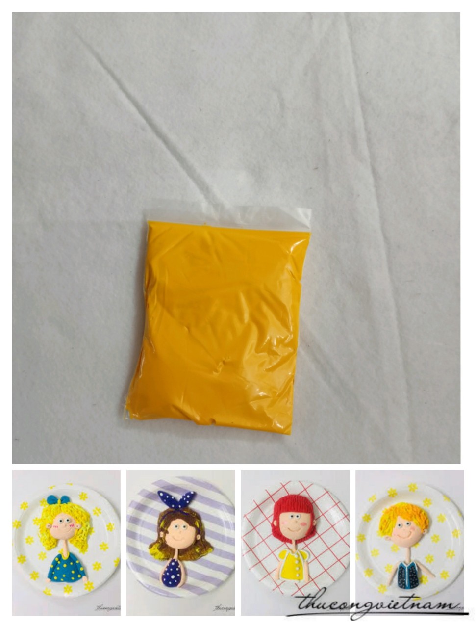 Đất Sét Vàng Nghệ 50g