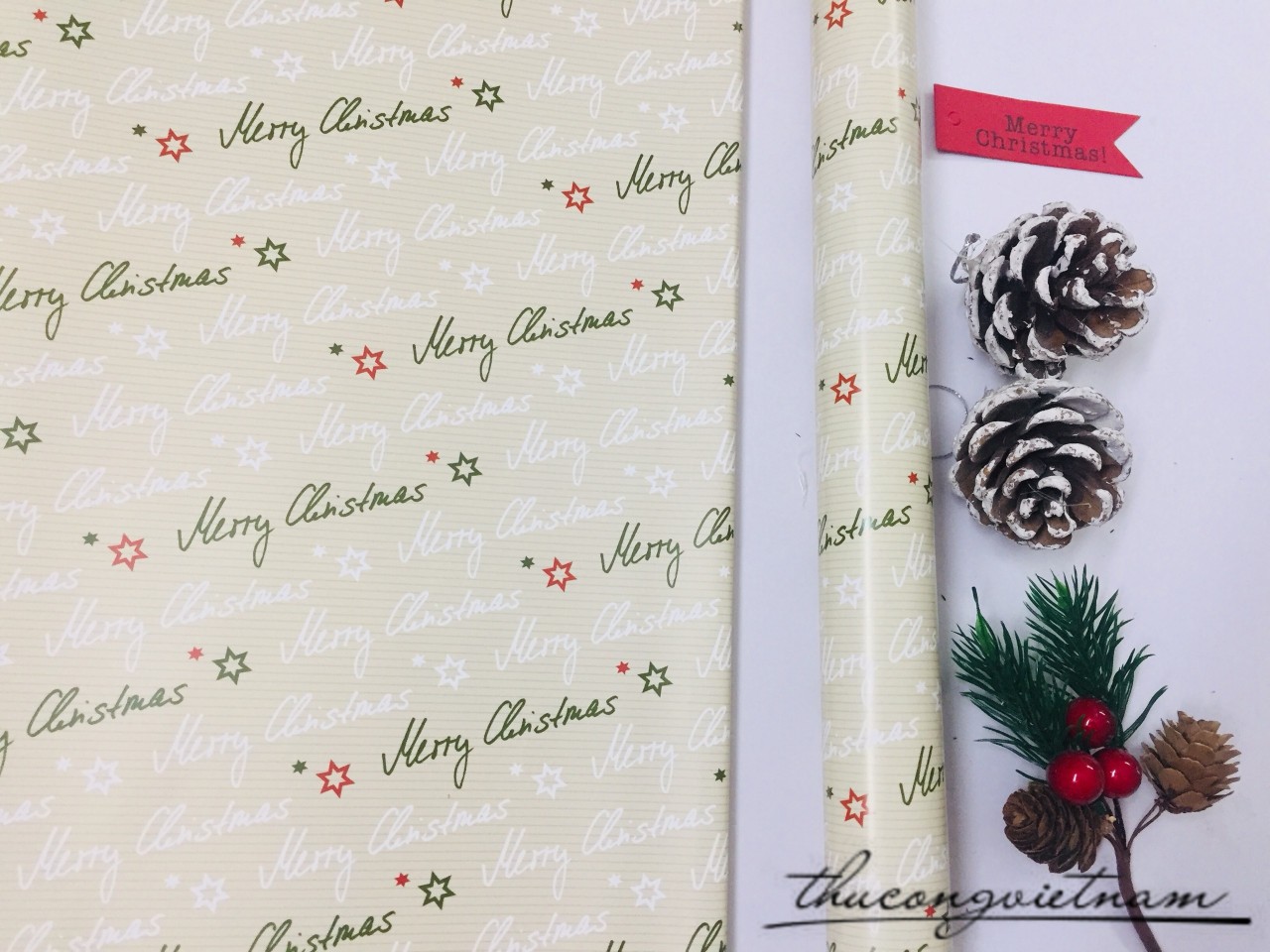 Giấy gói quà Giáng Sinh - Mẫu 18