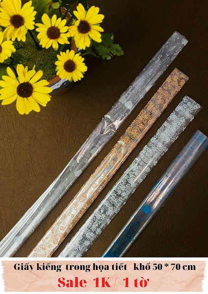 Giấy kiếng trong họa tiết