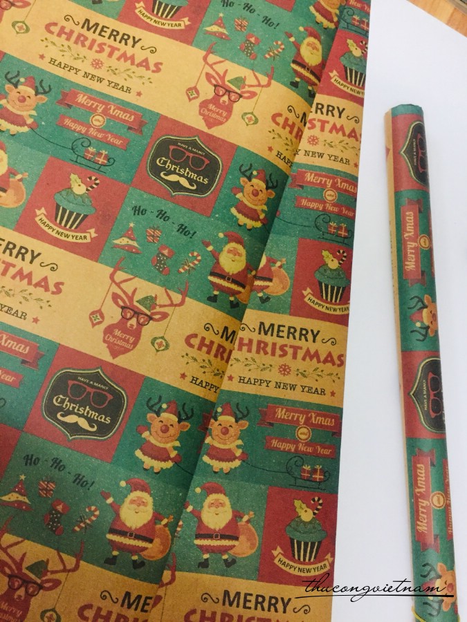 Giấy Kraft Giáng Sinh 52*72cm (60gms) - M1