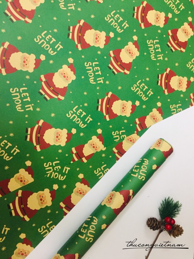 Giấy Kraft cao cấp Giáng sinh 50*70 (80gms) - M1