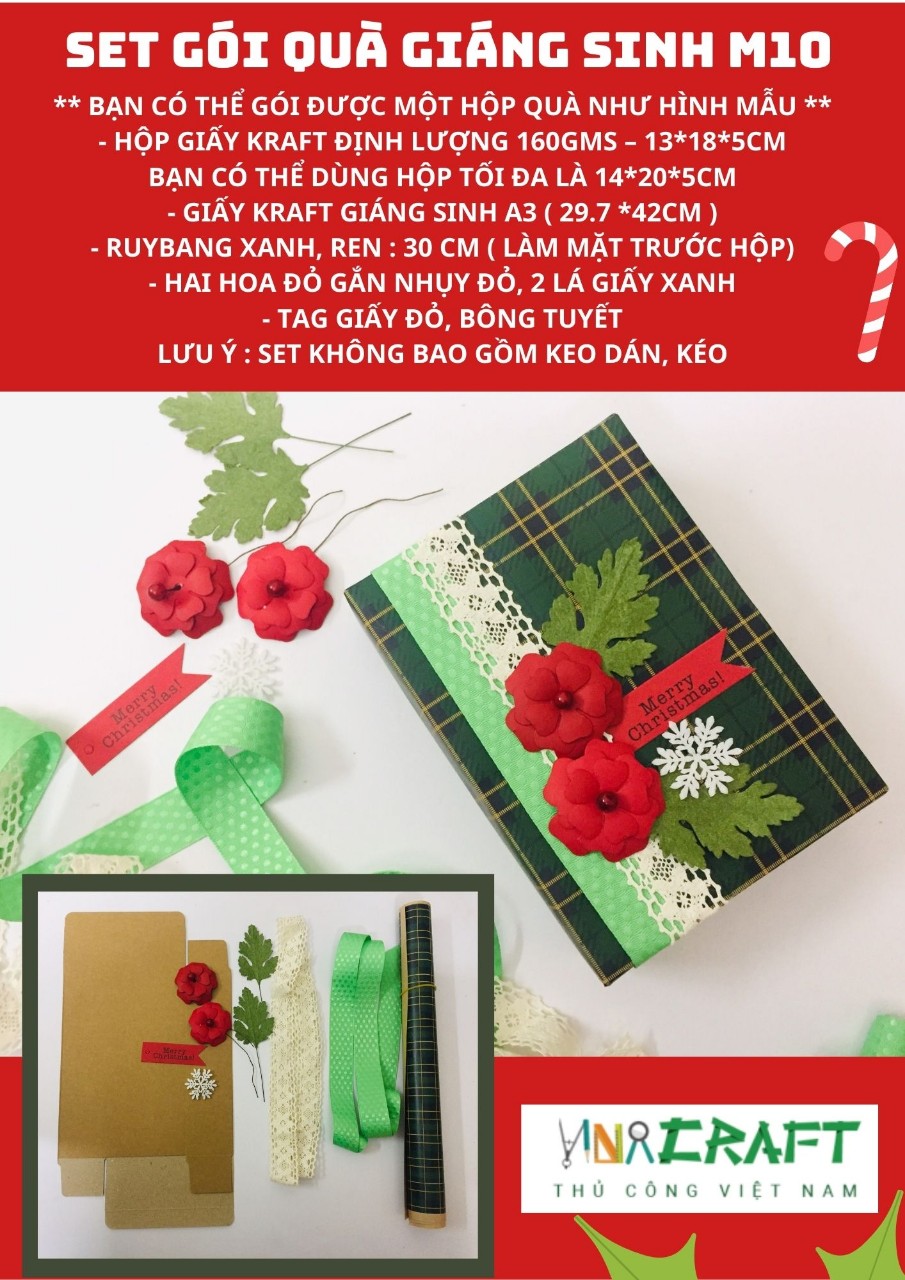 Set gói quà giáng sinh mẫu 10