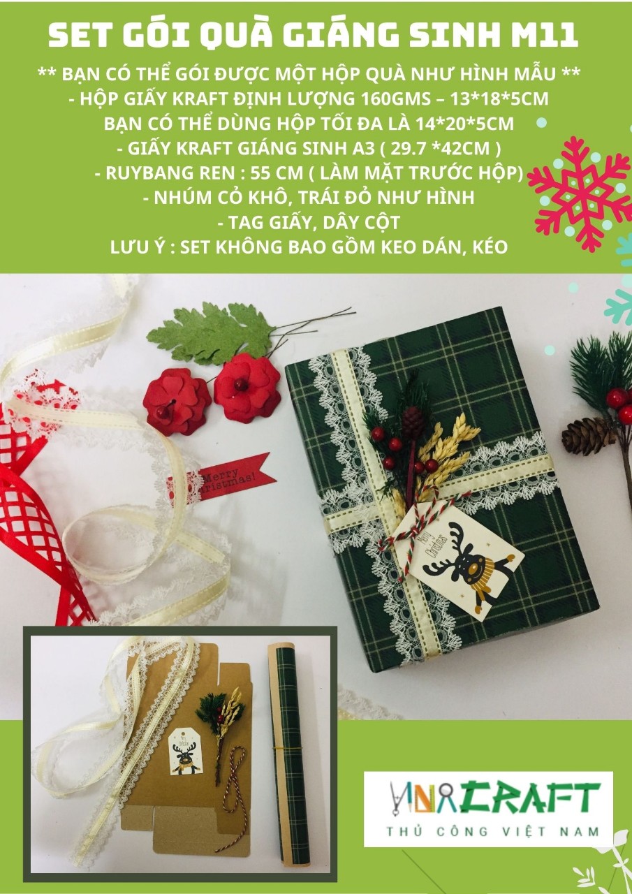 Set gói quà giáng sinh mẫu 11