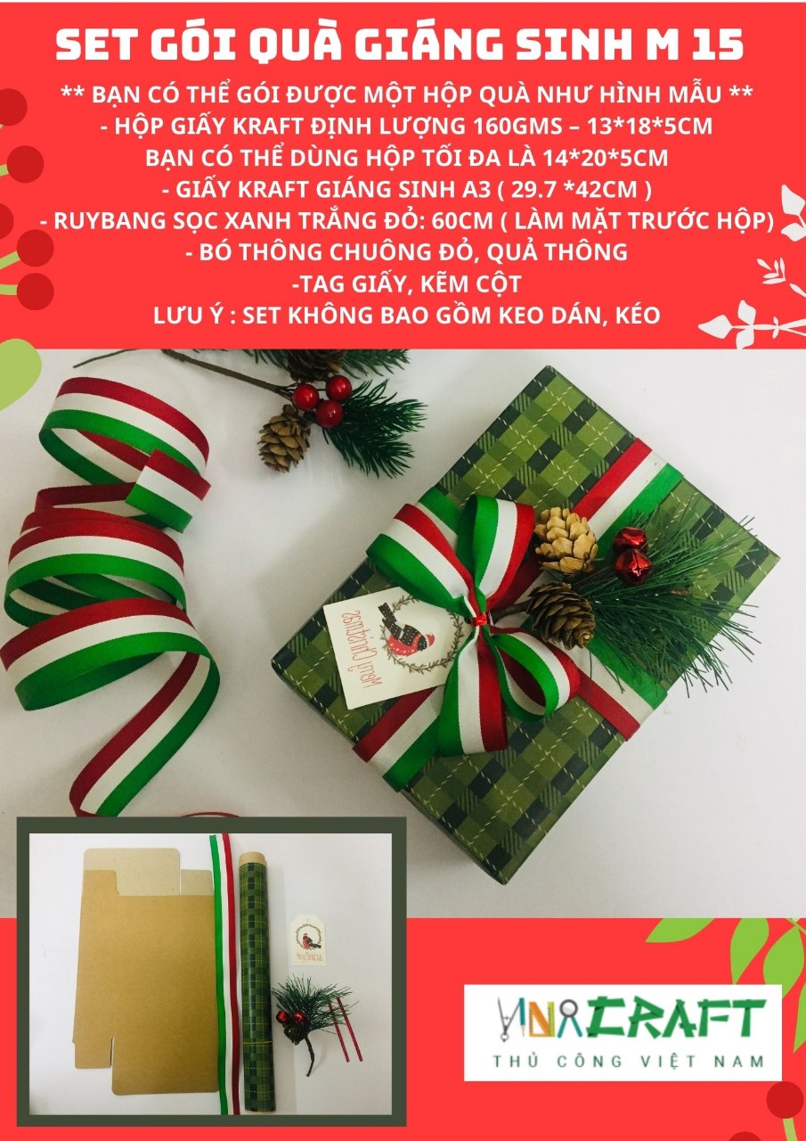 Set gói quà giáng sinh mẫu 15