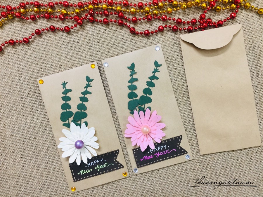 Set 2 bao lì xì Handmade mẫu 7
