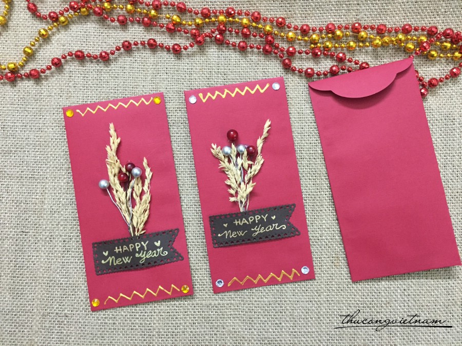 Set 2 bao lì xì Handmade mẫu 10