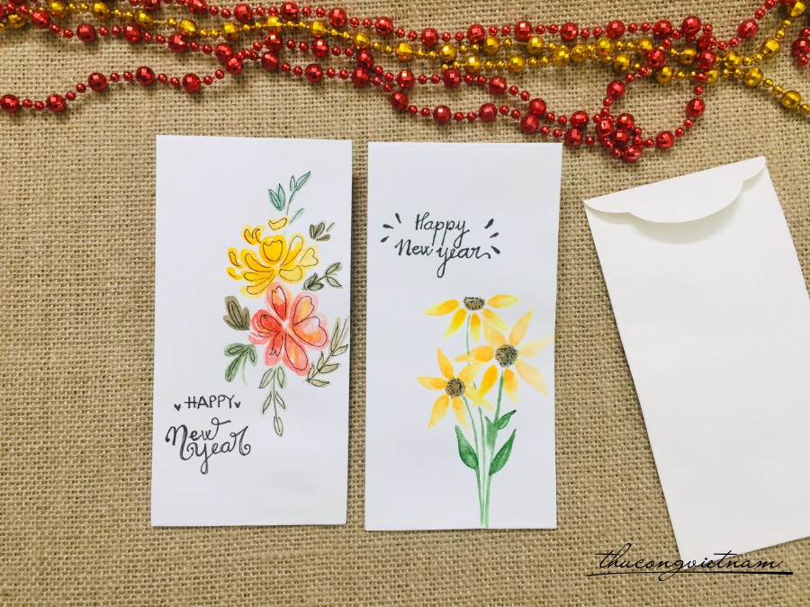 Set 2 bao lì xì Handmade mẫu 11