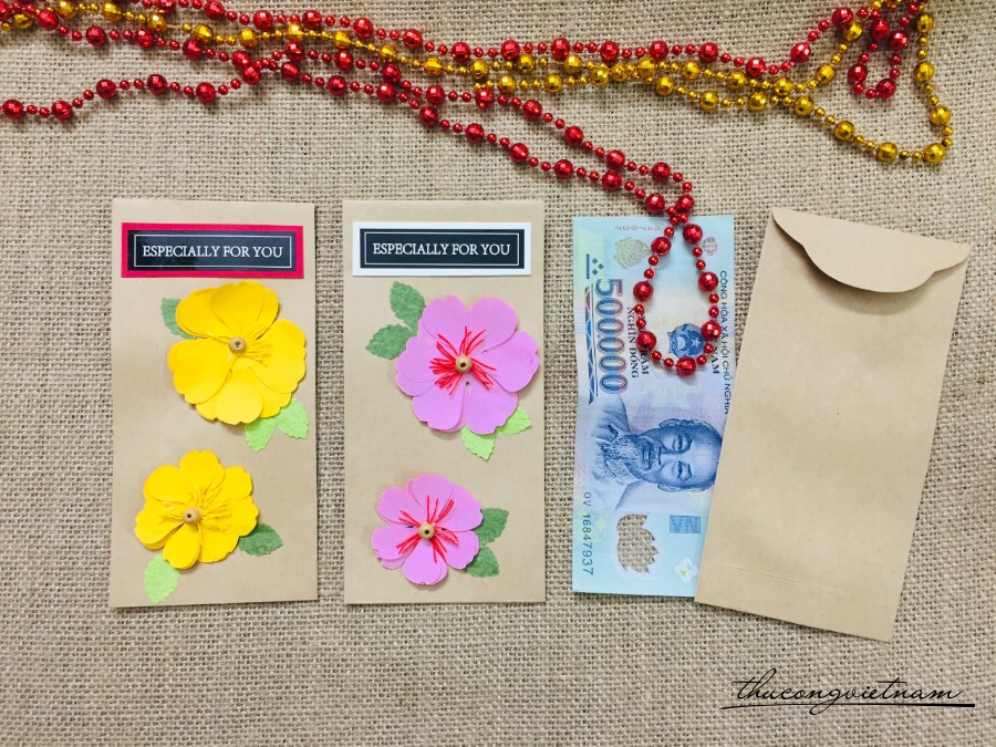 Set 2 bao lì xì Handmade mẫu 15