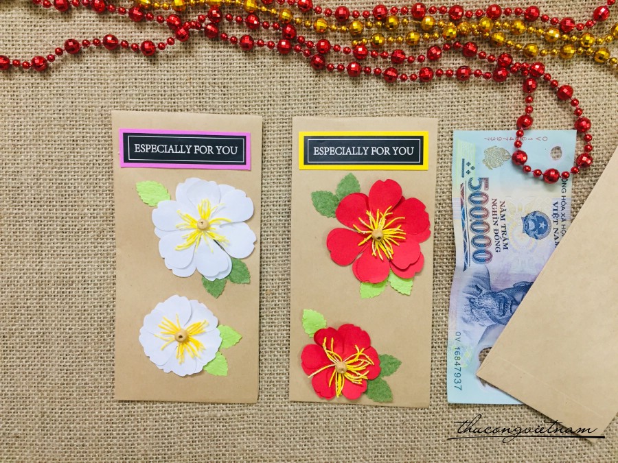 Set 2 bao lì xì Handmade mẫu 16