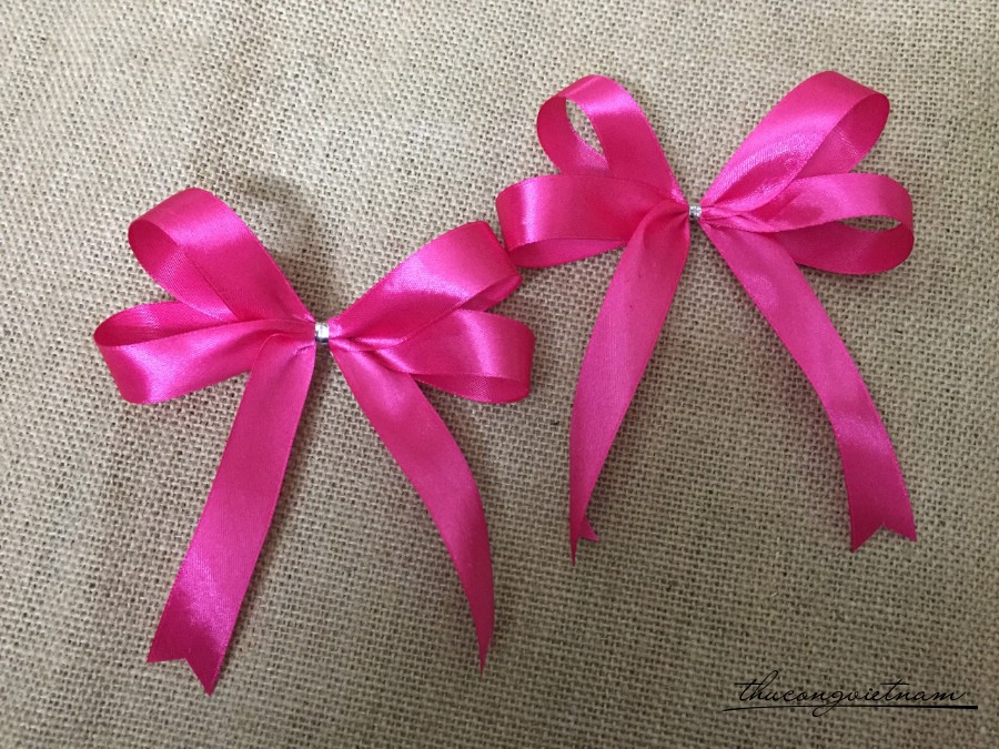 Nơ 4 cánh 10-12cm ( bản ruy băng 2cm ) - M9