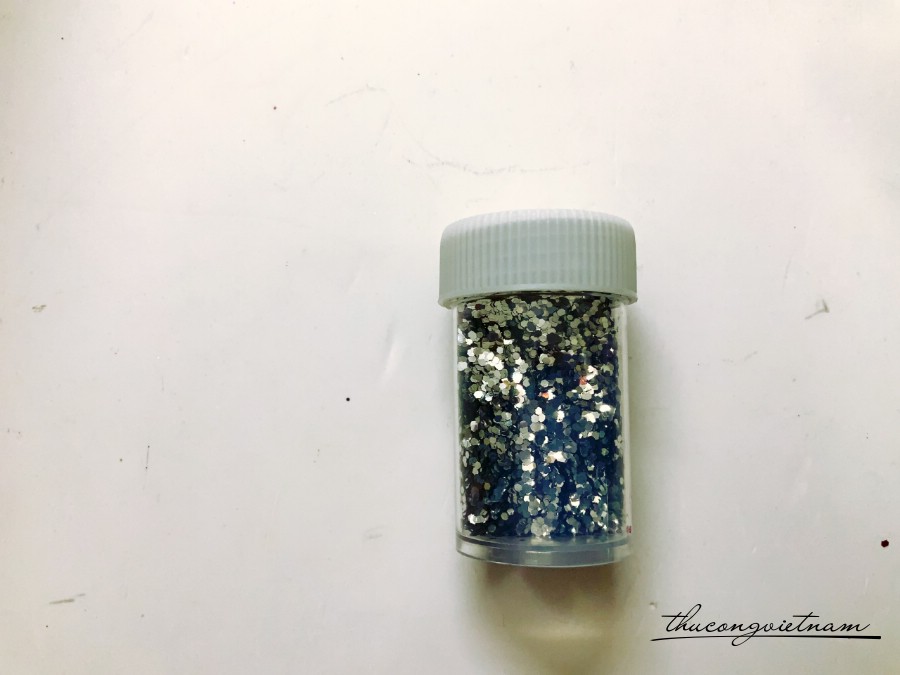 Kim tuyến tròn nhỏ trang trí màu bạc