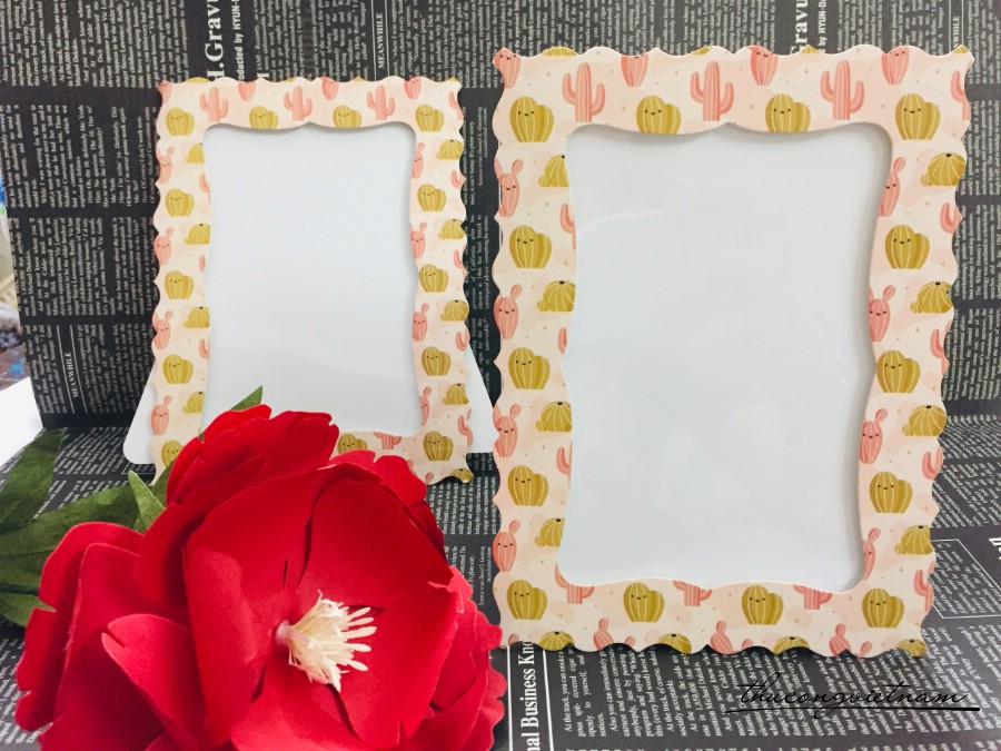 Khung ảnh giấy để bàn 14*19cm - Mẫu 2