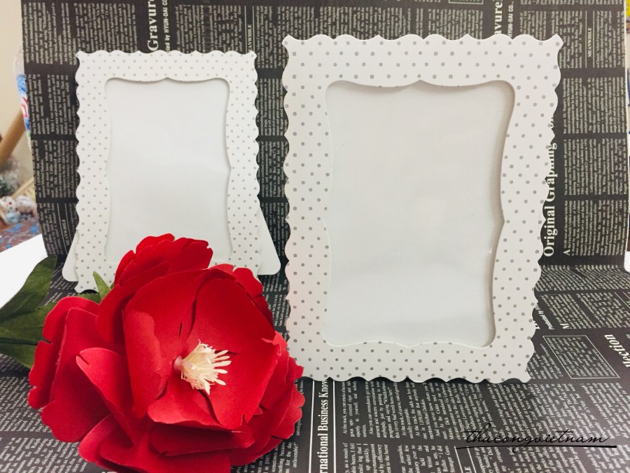 Khung ảnh giấy để bàn 14*19cm - Mẫu 3