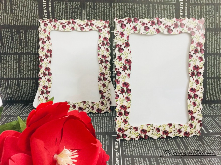 Khung ảnh giấy để bàn 14*19cm - Mẫu 4