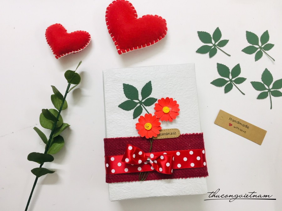 Hộp quà gói sẵn giấy gân sần (18*13*5cm) - Mẫu 5