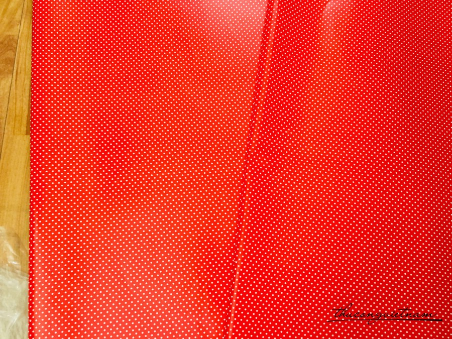 Set 2 giấy gói quà tim Valentine's day - M1