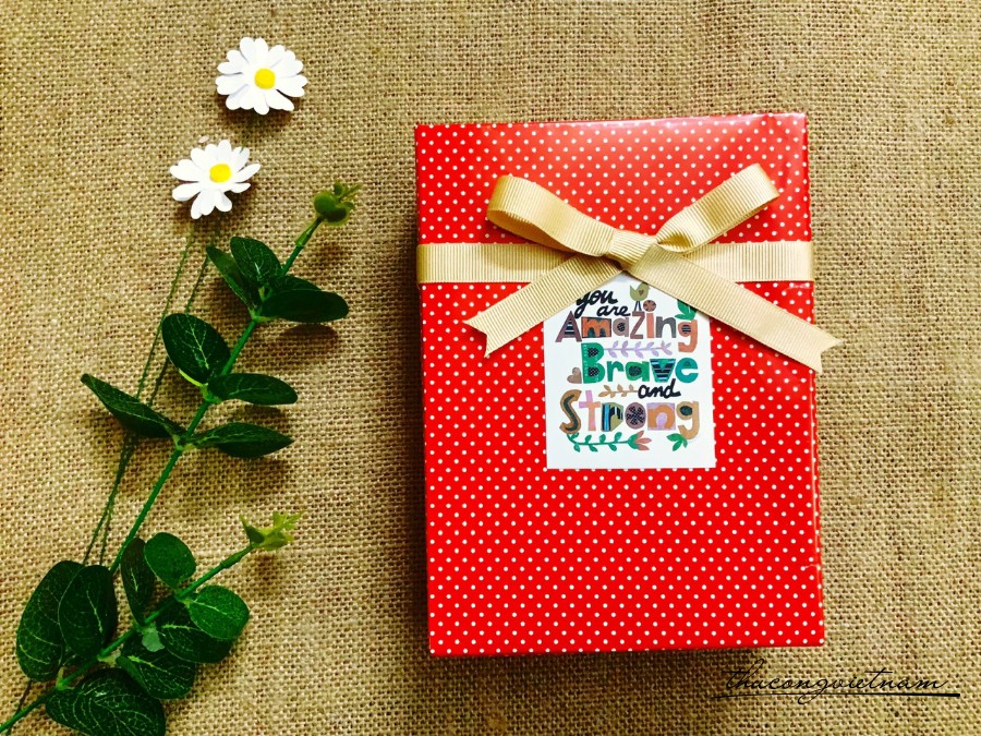 Hộp quà gói sẵn phong cách Vintage kiểu đơn giản - M7