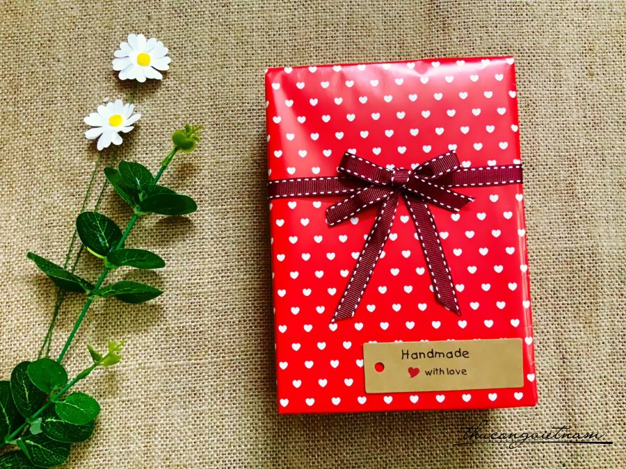Hộp quà gói sẵn phong cách Vintage kiểu đơn giản - M19