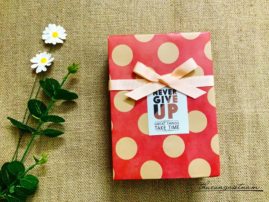 Hộp quà gói sẵn phong cách Vintage kiểu đơn giản - M23