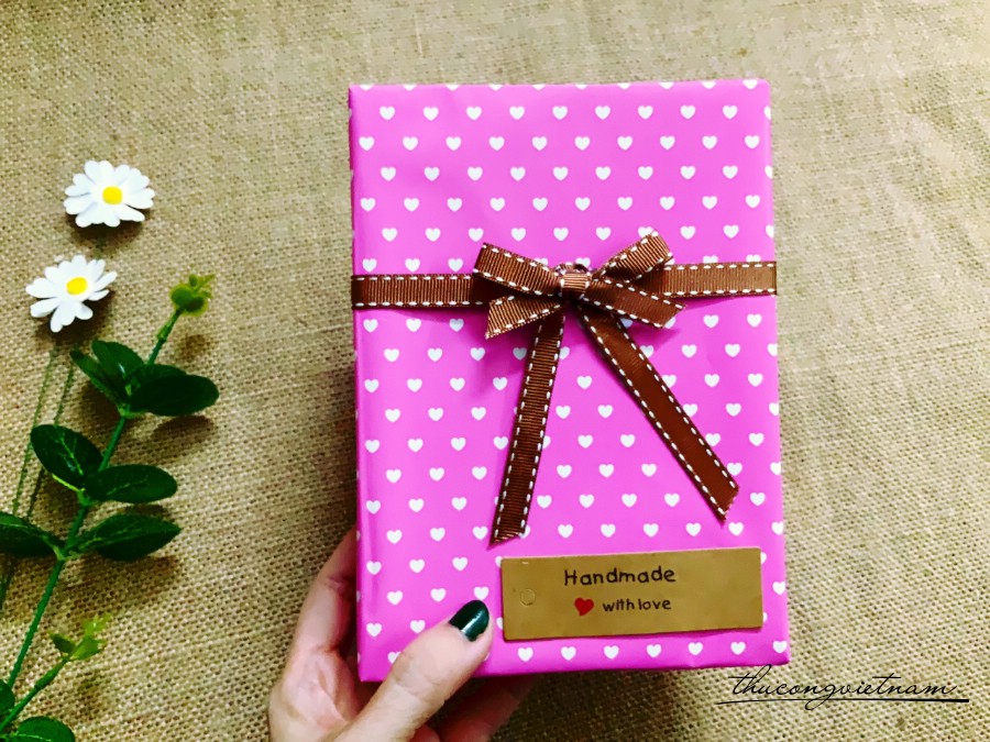 Hộp quà gói sẵn phong cách Vintage kiểu đơn giản - M25