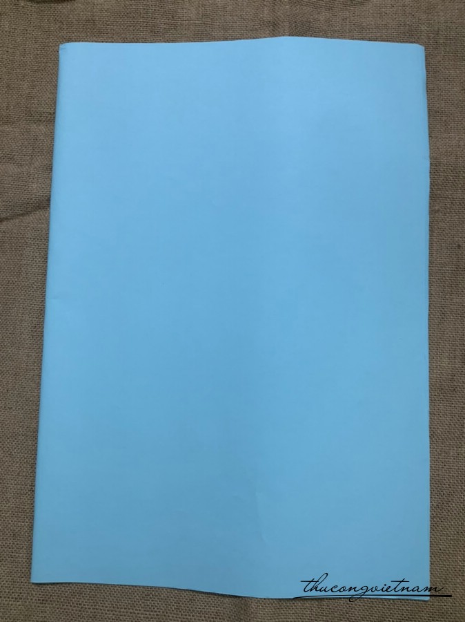 Giấy trơn gói quà, bó hoa 50*70cm - Xanh da trời