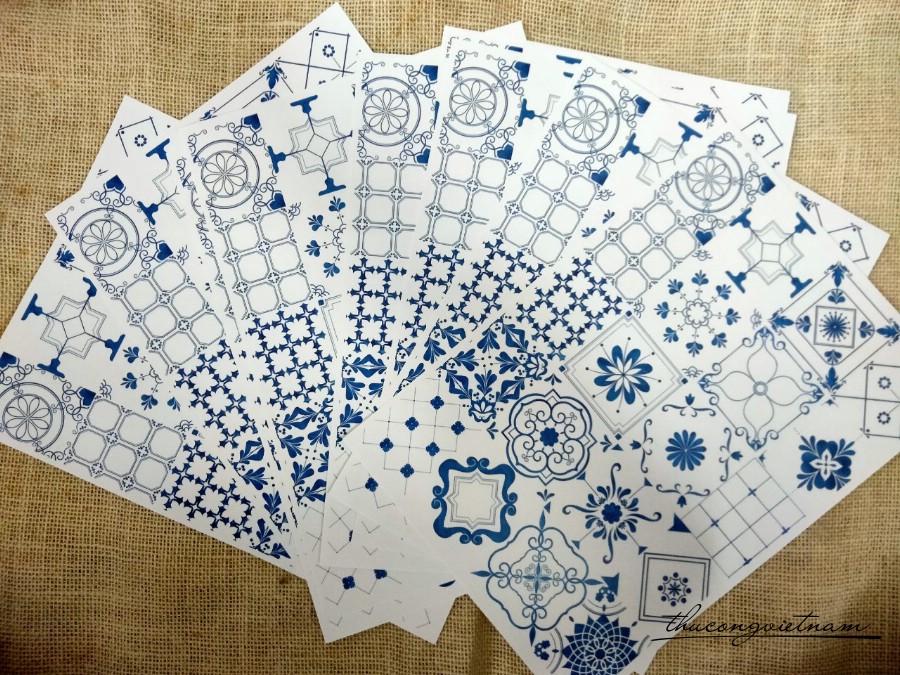 Giấy vintage nền cổ điển mẫu 158