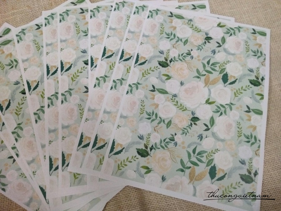 Giấy vintage nền cổ điển mẫu 165