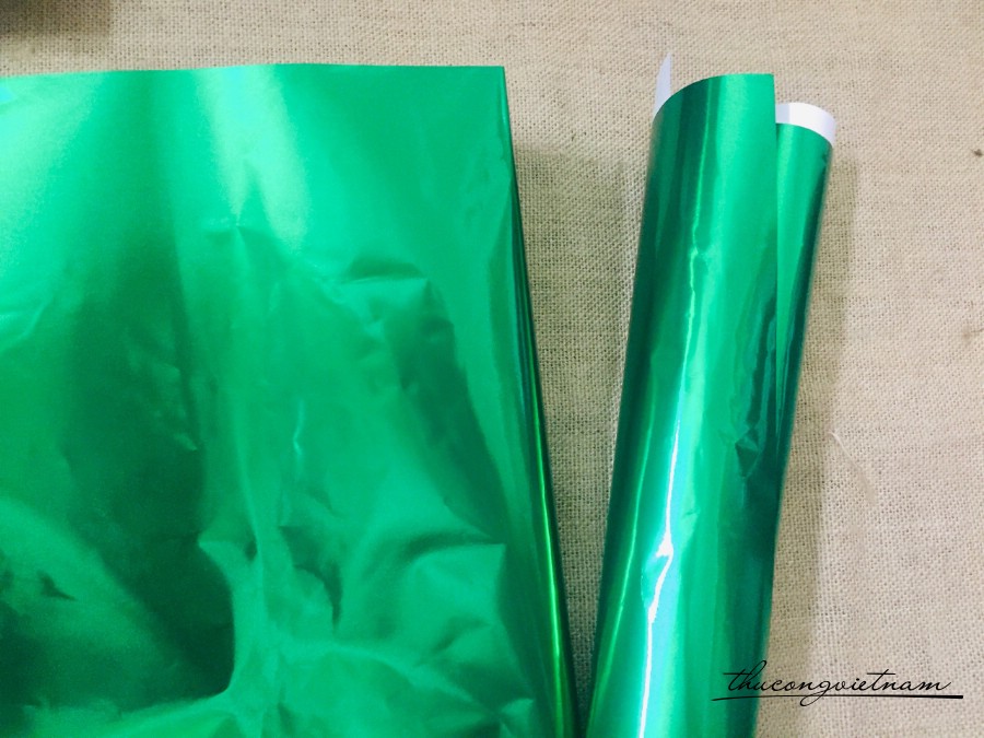 Giấy bạc cao cấp 50*55cm màu xanh lá