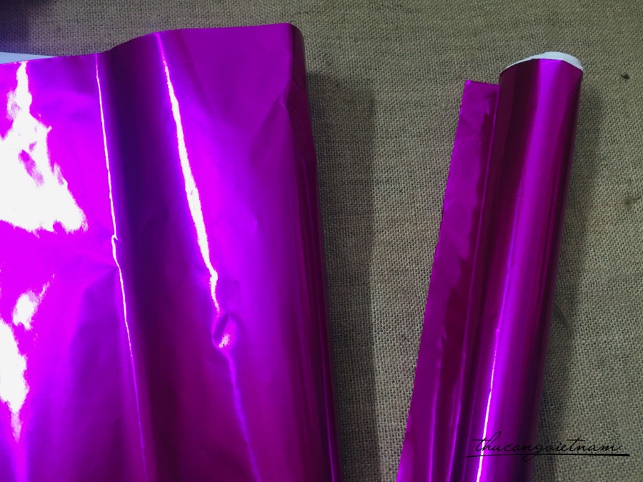 Giấy bạc cao cấp 50*55cm màu tím