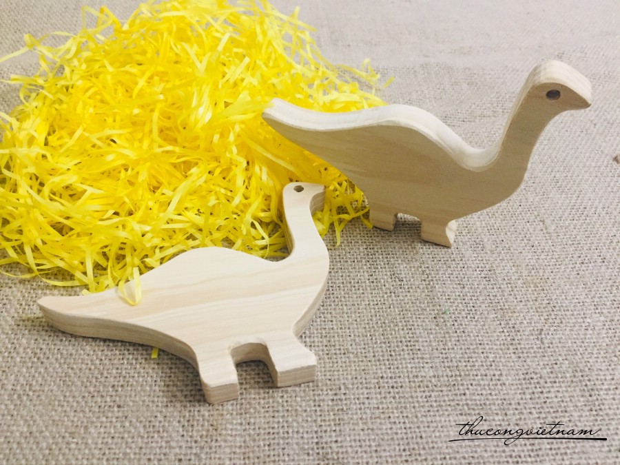Khủng long gỗ thông 14cm