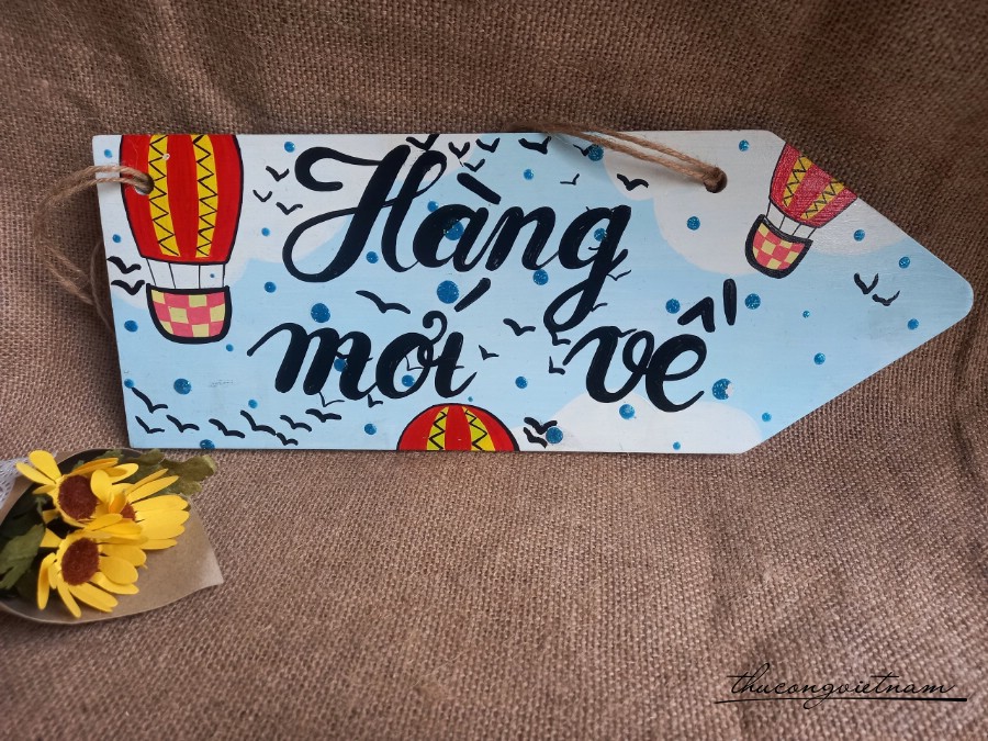 Bảng gỗ treo 35*13cm