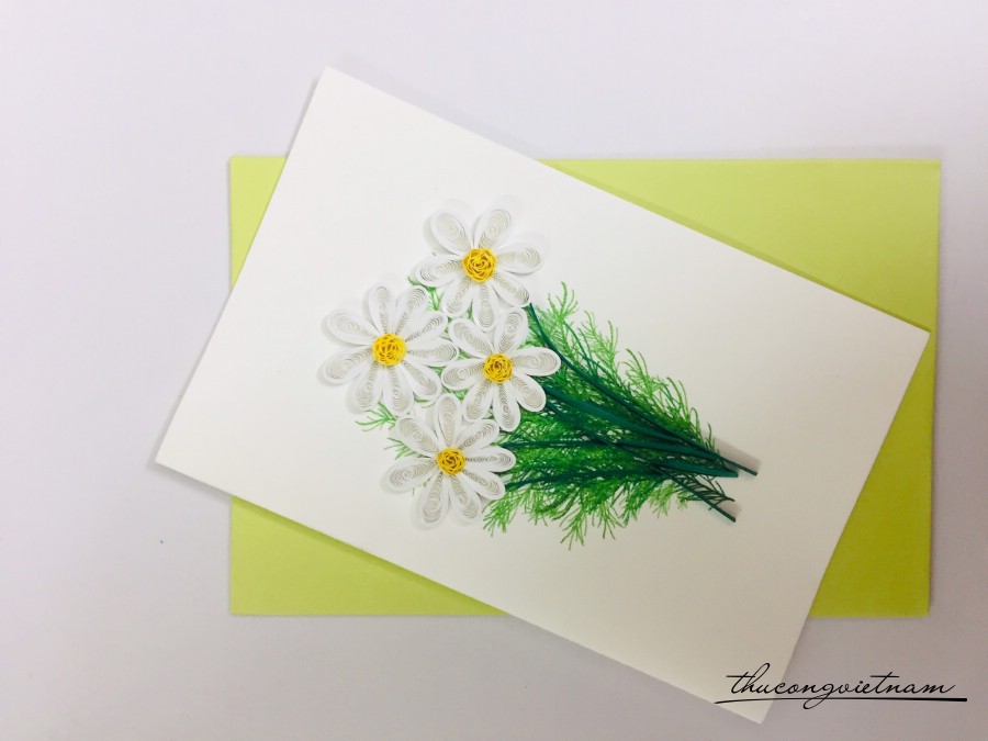 Thiệp quilling 7*11cm - M1