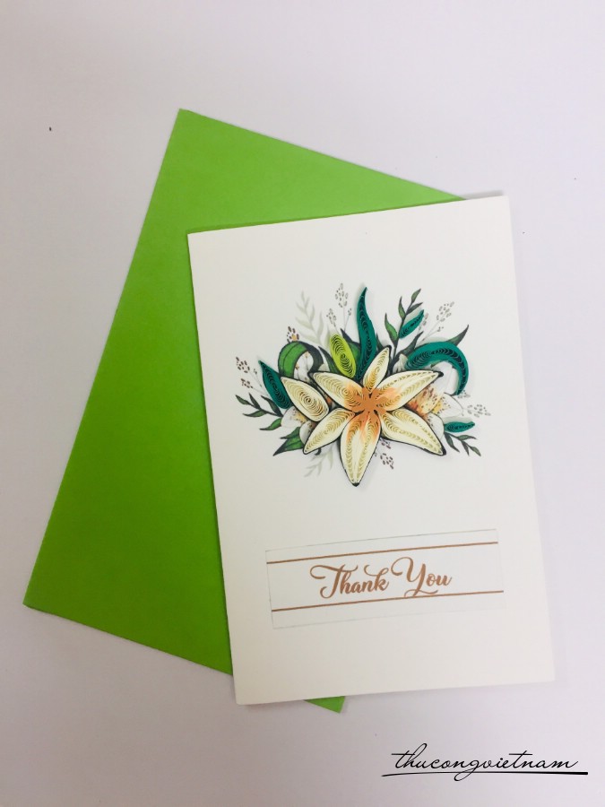 Thiệp quilling 7*11cm - M2