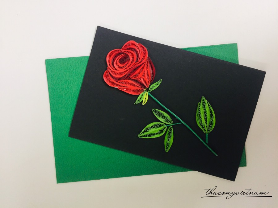 Thiệp quilling 7*11cm - M3