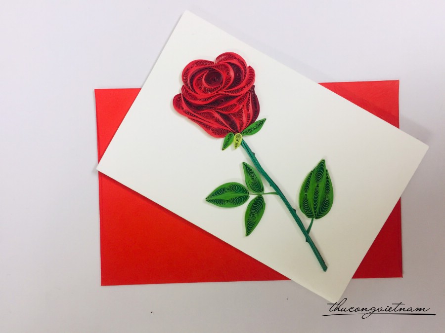 Thiệp quilling 7*11cm - M4