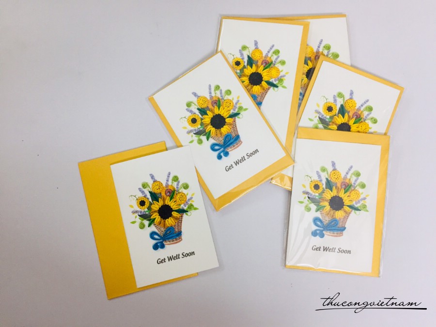 Thiệp quilling 7*11cm - M5