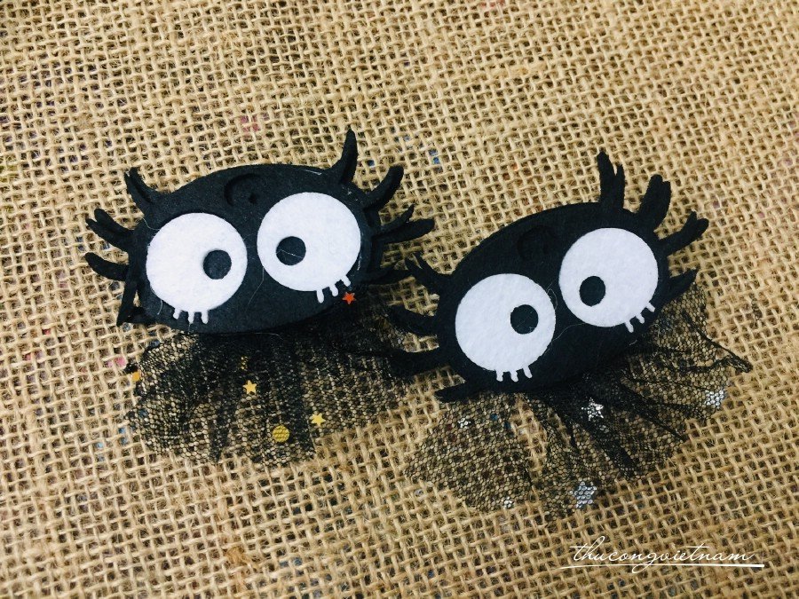 Kẹp tóc Halloween (8*8cm) - Mẫu 2