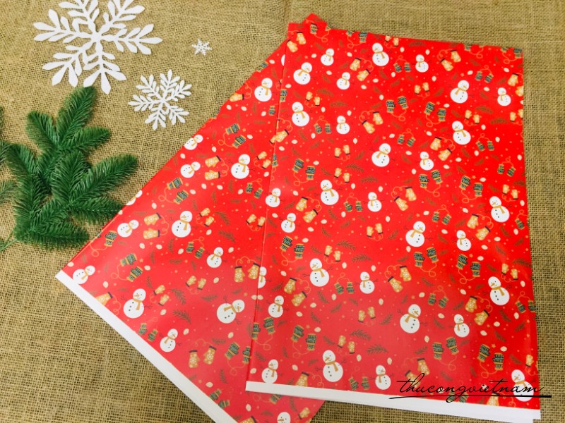 Giấy gói quà Giáng Sinh - Mẫu N22